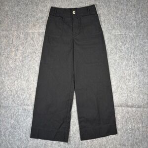 Maeve Anthropologie The Colette Pants Women's 27 (26x25.5) Black Stretch Office